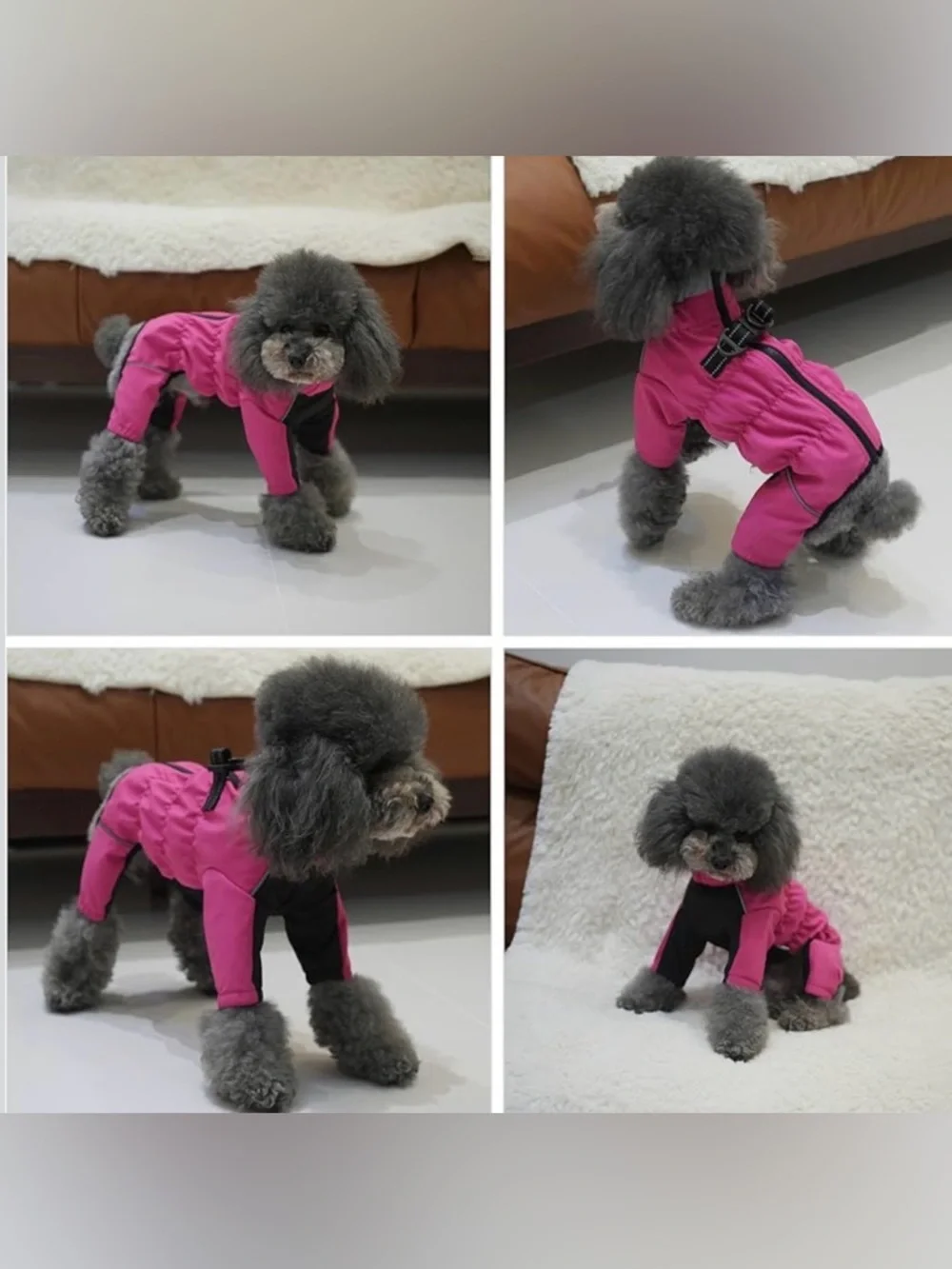 NWT 21.5” Back Full Body Outdoor Jacket with Leash Ring, Fleece Lining